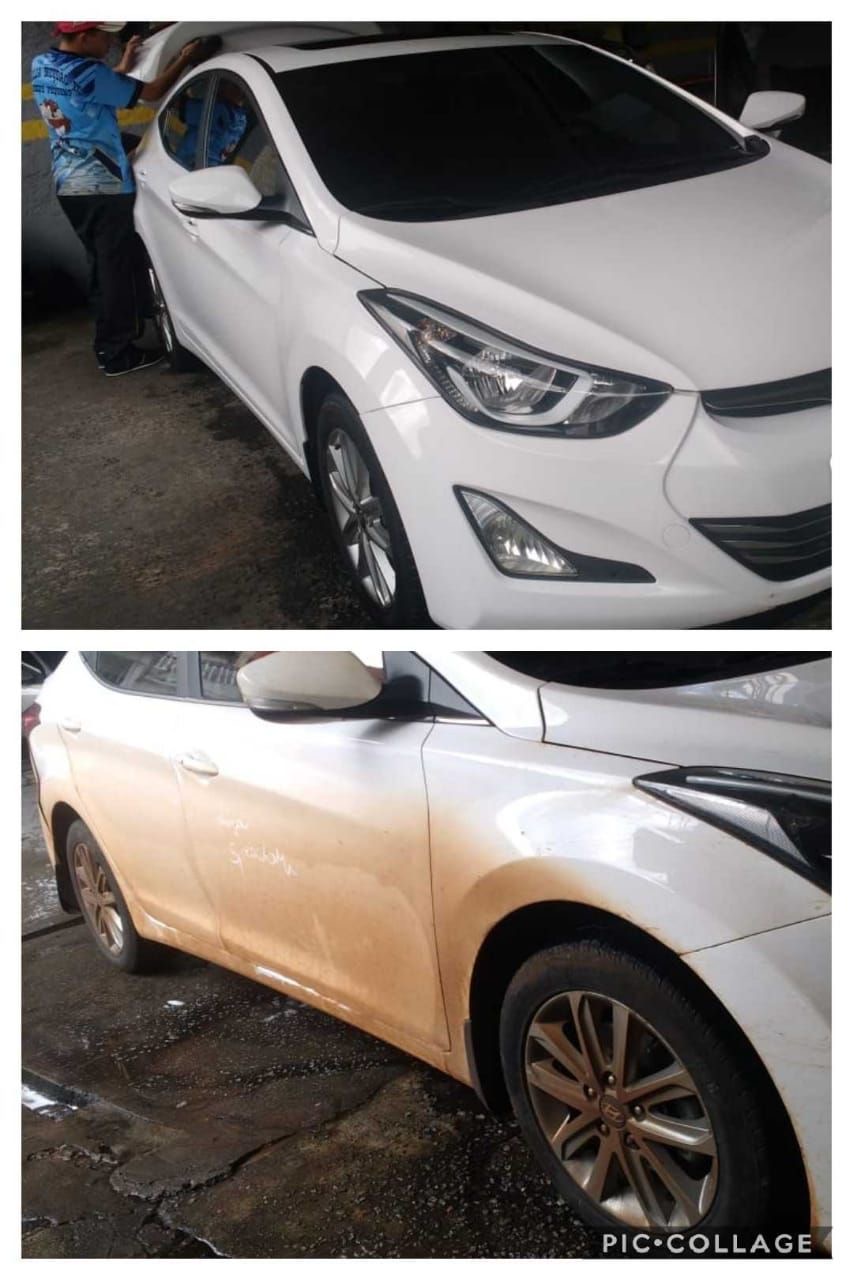 Customer car after wash